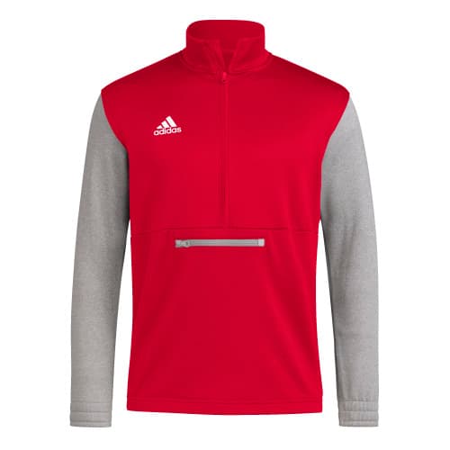 TEAM POWER RED/MEDIUM GREY HEATHER/WHITE